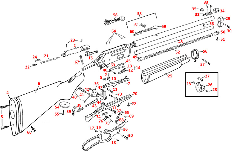 Marlin Model 336 Parts